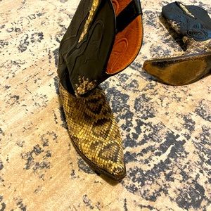 Men’s Black Jack Boots size 10D Rattlesnake